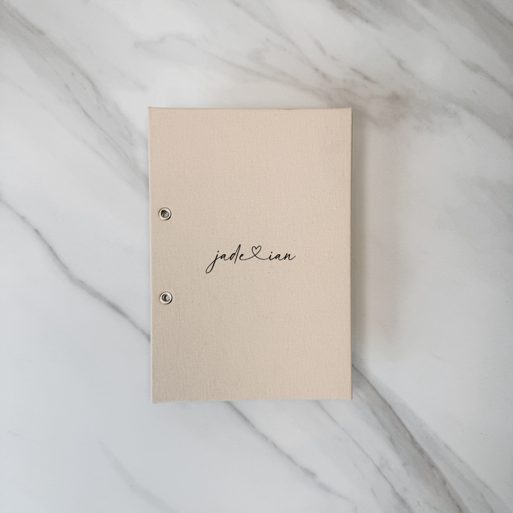 Custom Wedding Card Organiser - Linen Greetings Card Holder D01