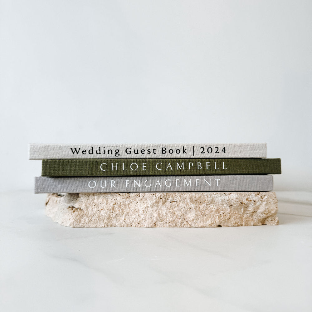 ADD Spine Printing To Your Guest Book