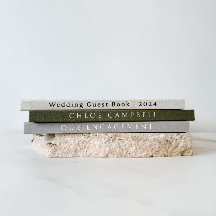 ADD Spine Printing To Your Guest Book