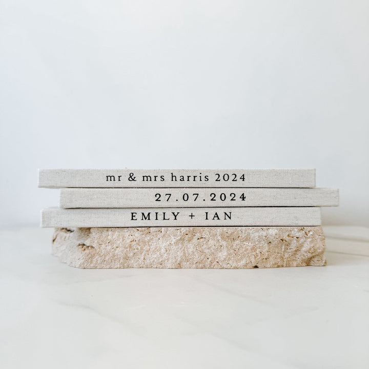 ADD Spine Printing To Your Guest Book