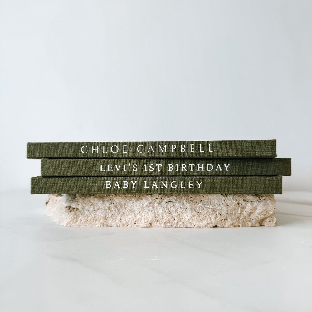 ADD Spine Printing To Your Guest Book