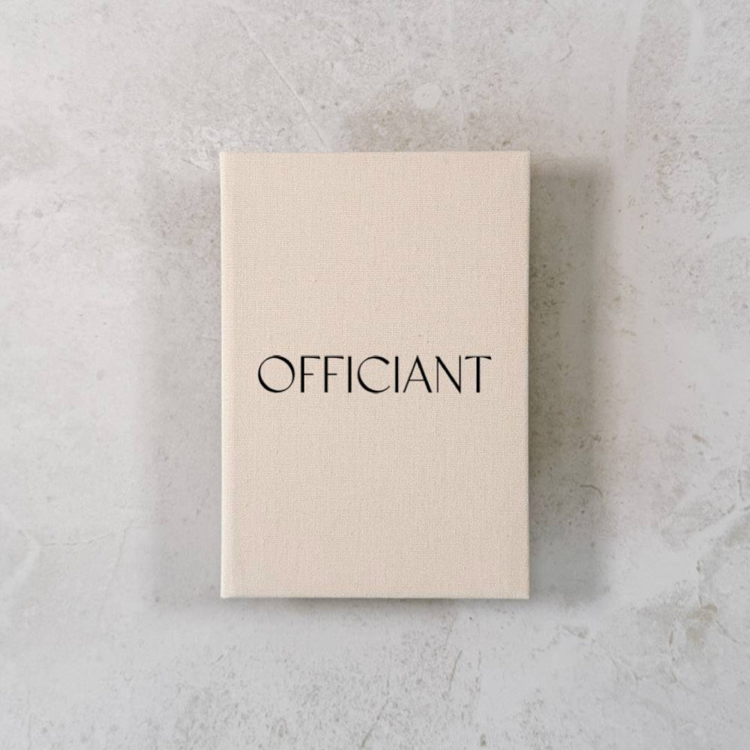 Custom Wedding Vow Books - Linen Vow Books D11