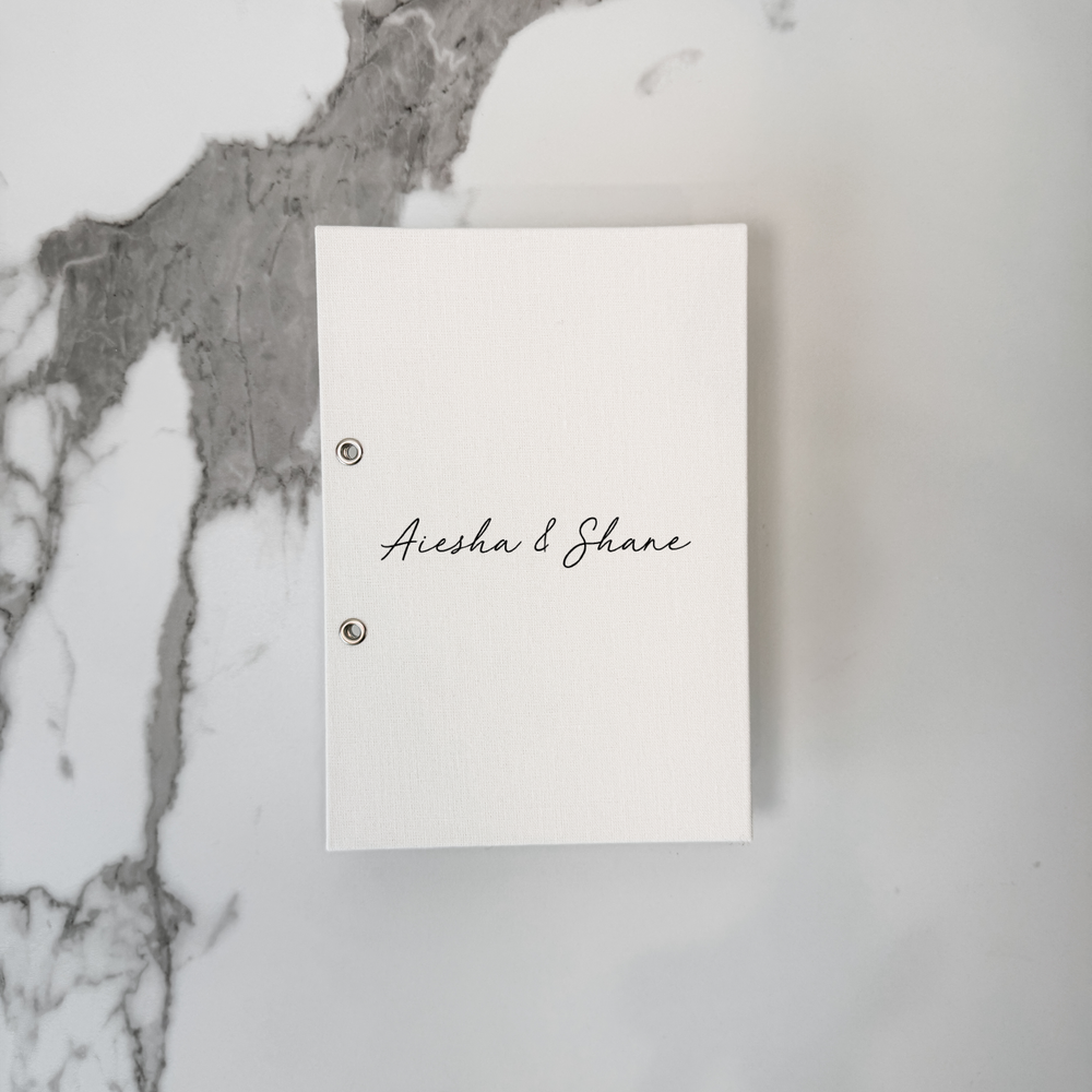 Custom Wedding Card Organiser - Linen Greetings Card Holder D18
