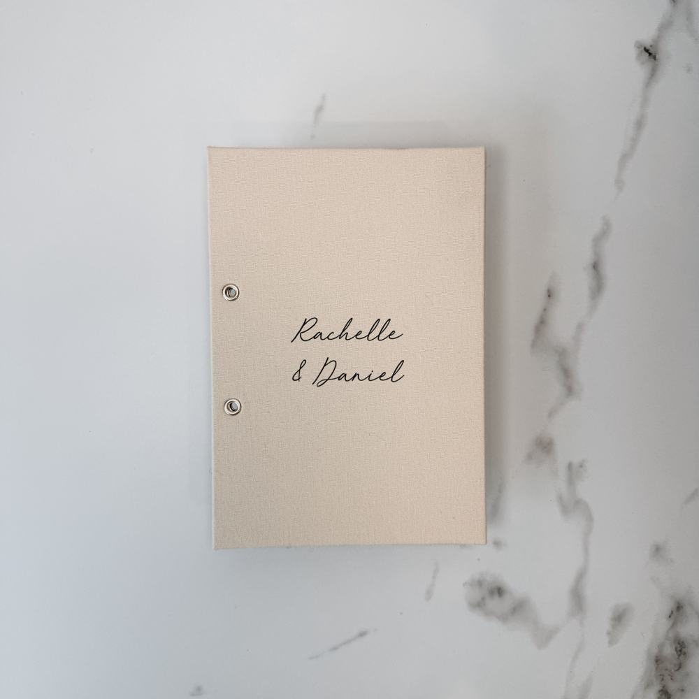 Custom Wedding Card Organiser - Linen Greetings Card Holder D19