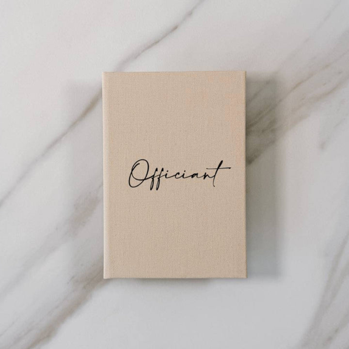 Custom Wedding Vow Books - Linen Vow Books D20