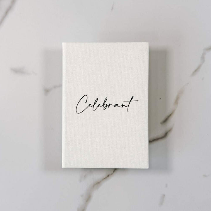 Custom Wedding Vow Books - Linen Vow Books D20