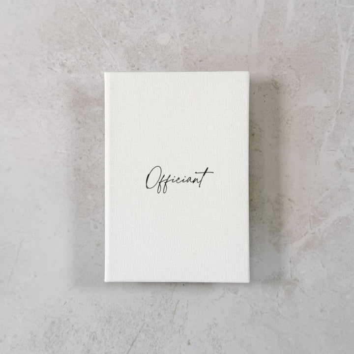 Custom Wedding Vow Books - Linen Vow Books D21