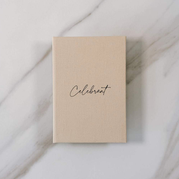 Custom Wedding Vow Books - Linen Vow Books D21