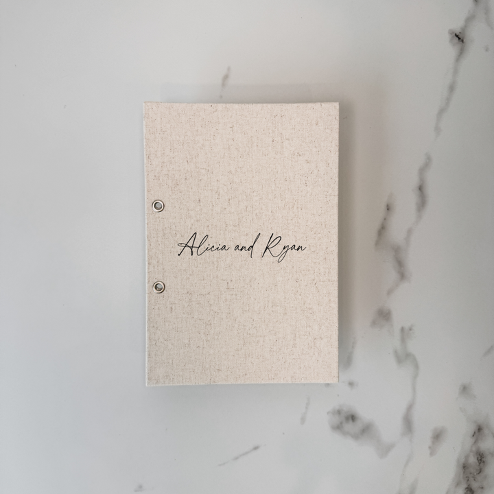 Custom Wedding Card Organiser - Linen Greetings Card Holder D21