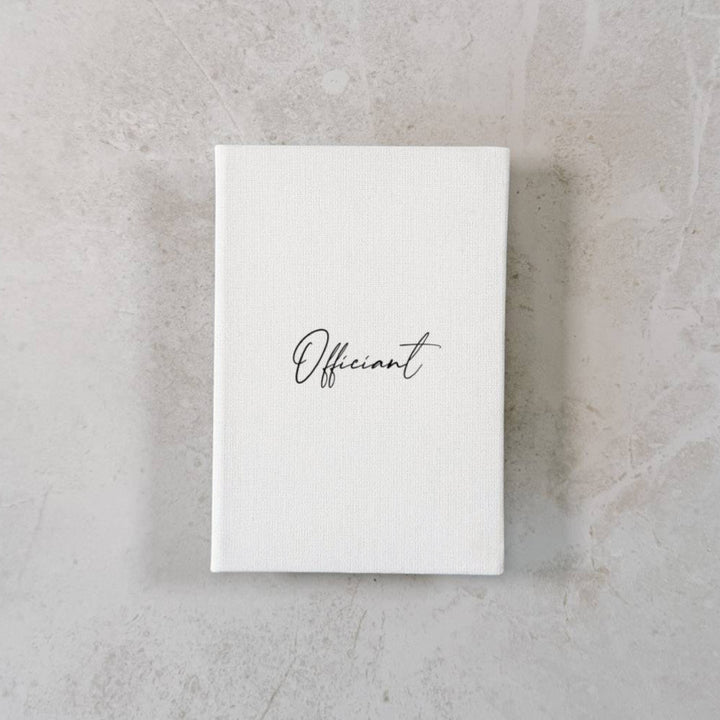 Custom Wedding Vow Books - Linen Vow Books D22