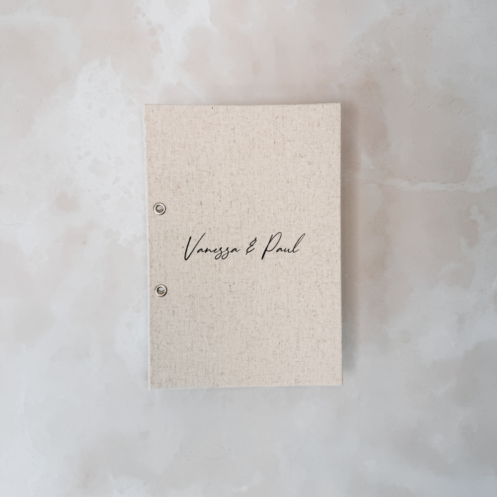 Custom Wedding Card Organiser - Linen Greetings Card Holder D22