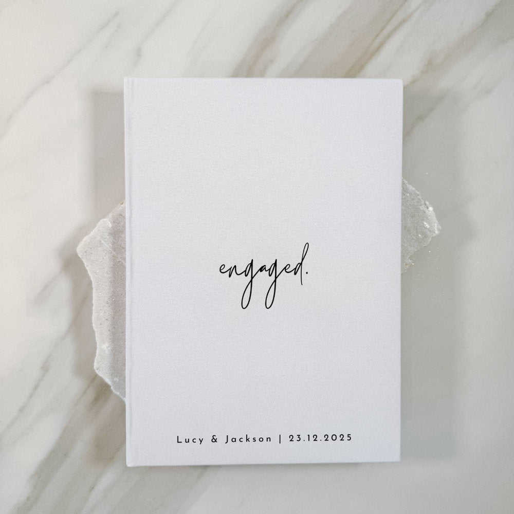 Engagement Guest Book XXXIII
