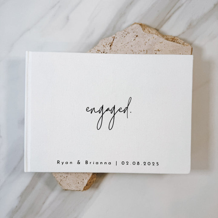 Engagement Guest Book XXXIII