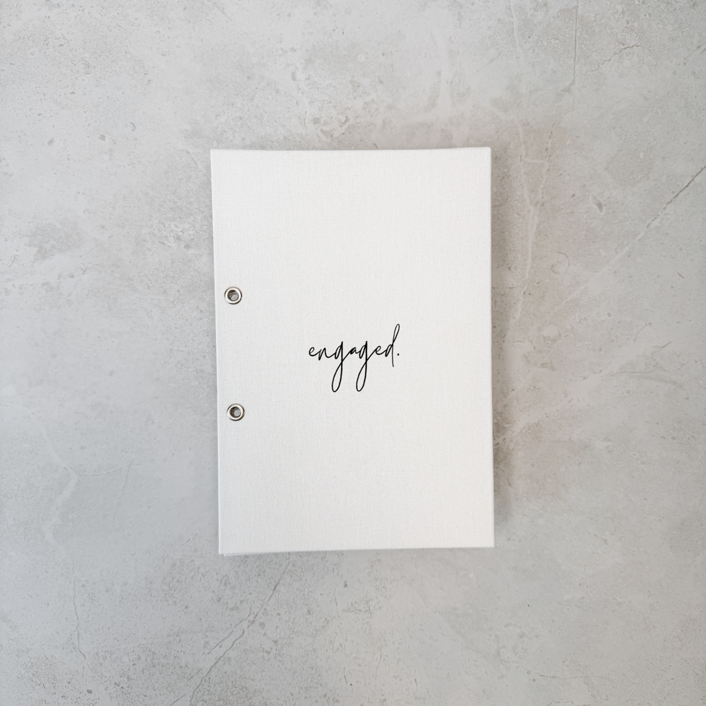 Custom Engagement Card Organiser - Linen Greetings Card Holder D33