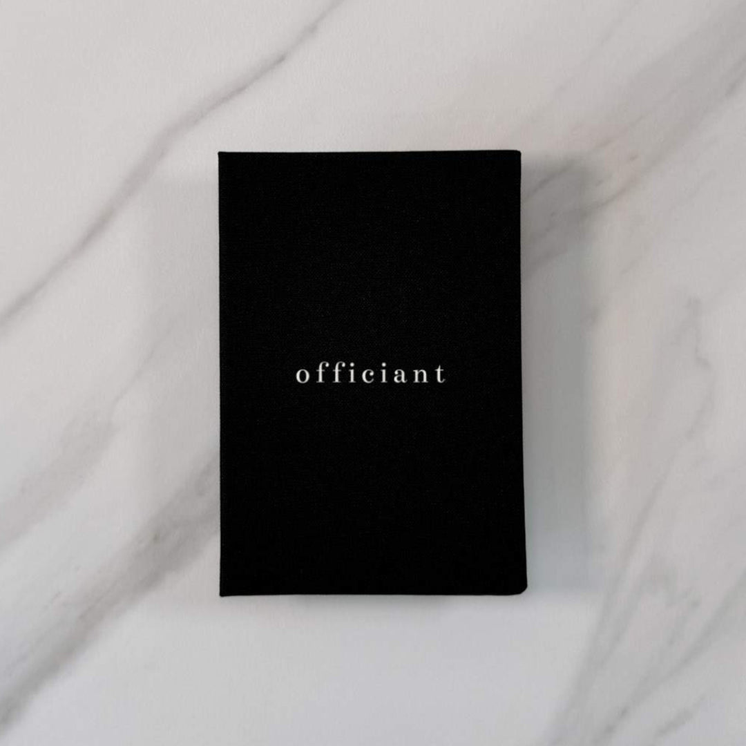 Custom Wedding Vow Books - Linen Vow Books D04