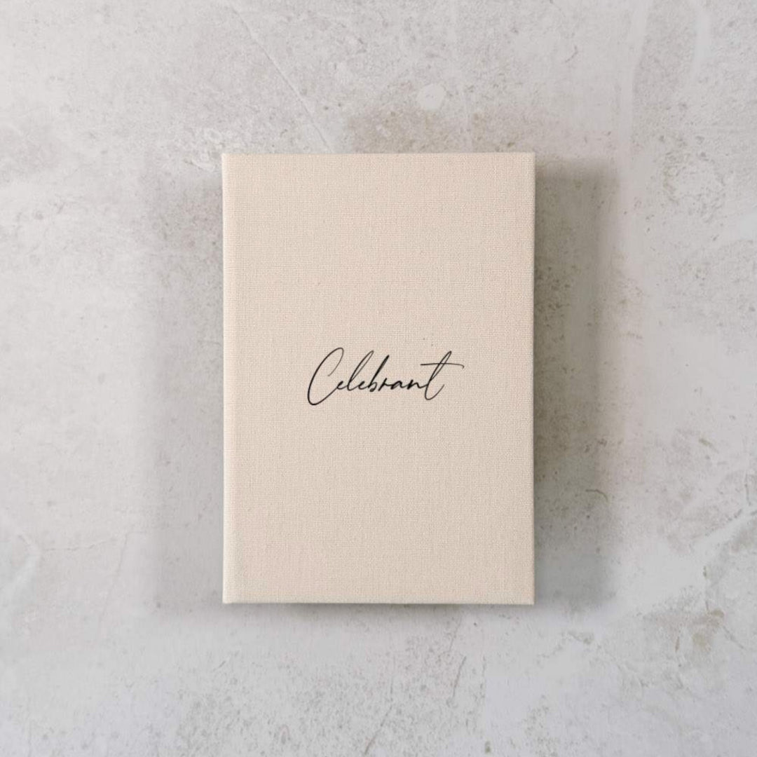 Custom Wedding Vow Books - Linen Vow Books D46