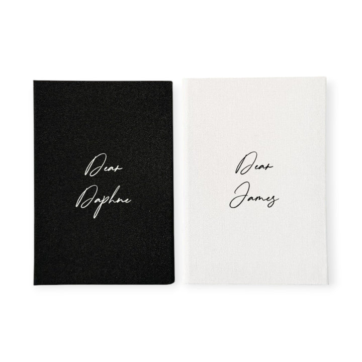 Custom Wedding Vow Books - Linen Vow Books D46