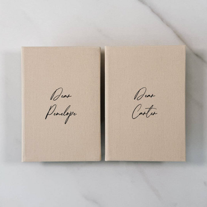 Custom Wedding Vow Books - Linen Vow Books D46