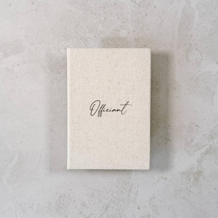 Custom Wedding Vow Books - Linen Vow Books D46