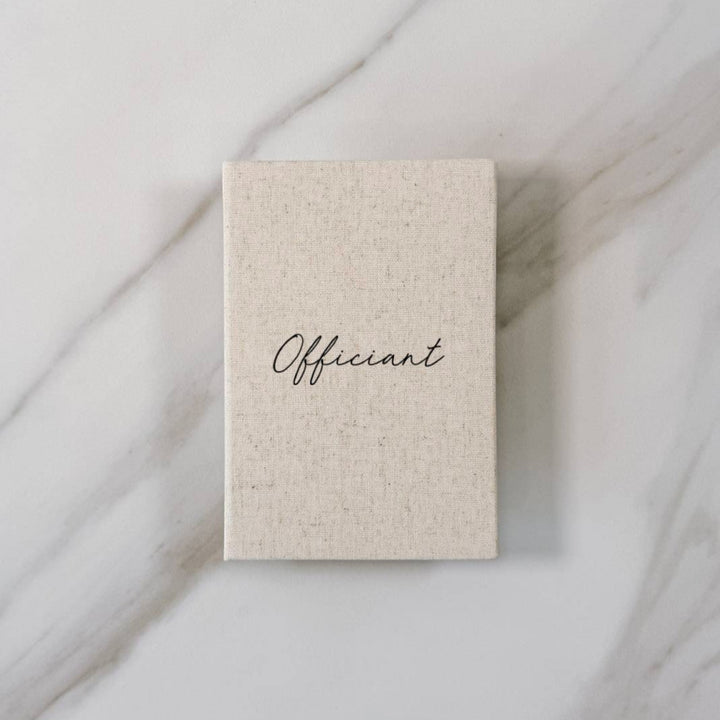 Custom Wedding Vow Books - Linen Vow Books D48a