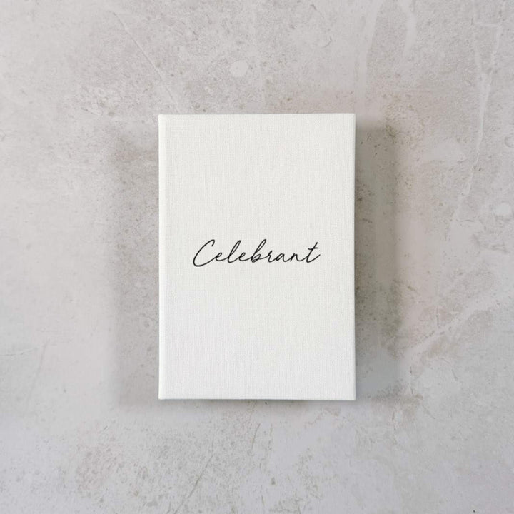 Custom Wedding Vow Books - Linen Vow Books D48a