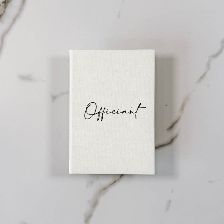 Custom Wedding Vow Books - Linen Vow Books D54