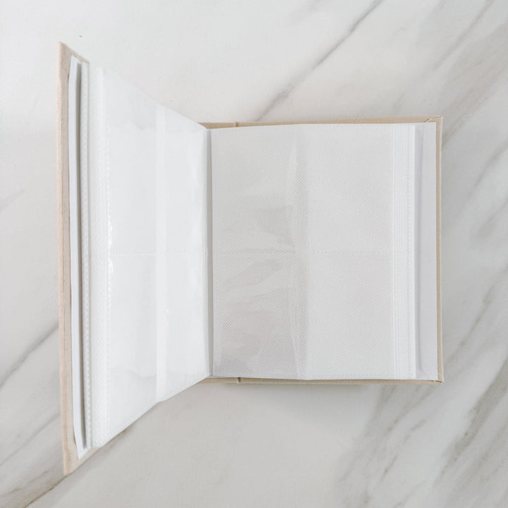 Custom Wedding Photo Album - Linen Wedding Instax Album D02