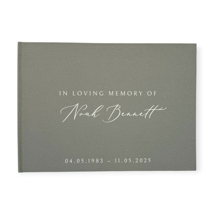 Memorial Guest Book LX