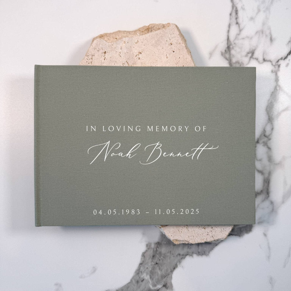 Memorial Guest Book LX