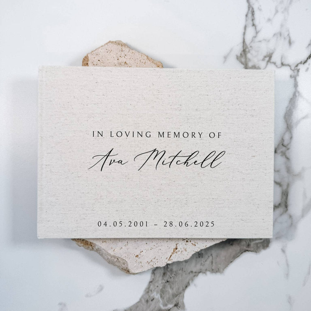 Memorial Guest Book LX