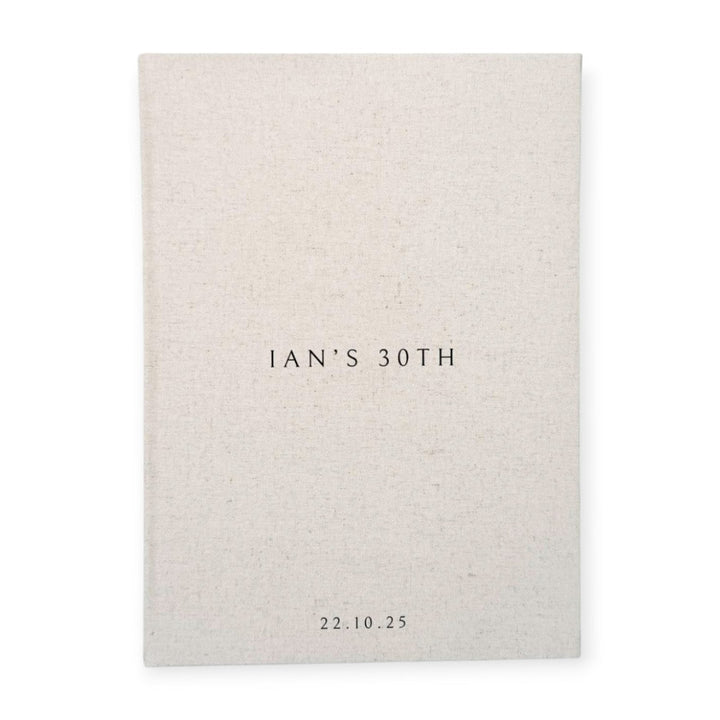 Birthday Guest Book LXX