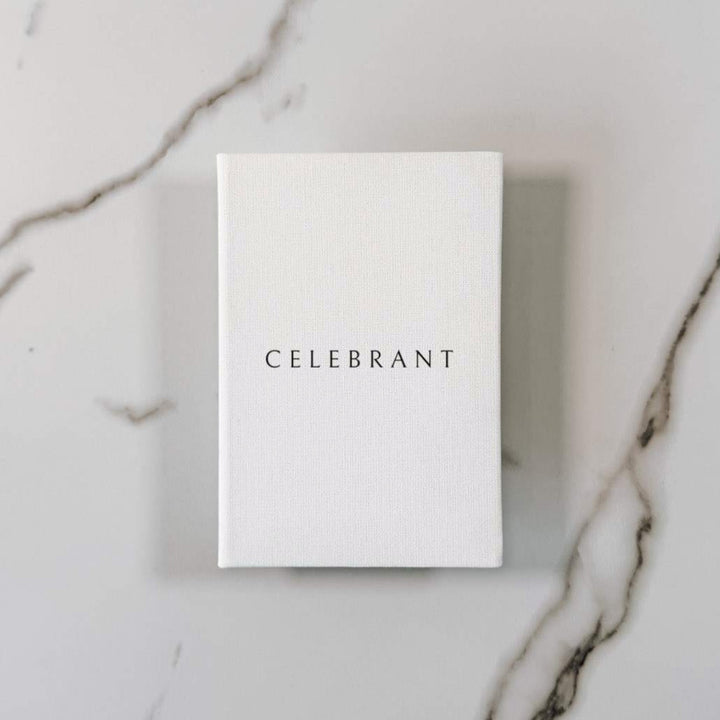 Custom Wedding Vow Books - Linen Vow Books D07