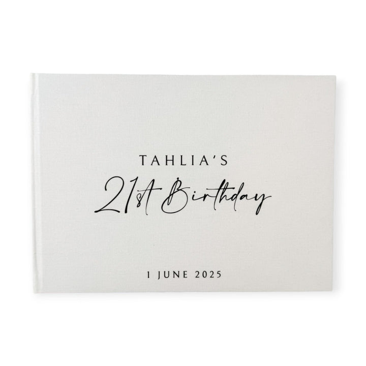 Birthday Guest Book LXXI