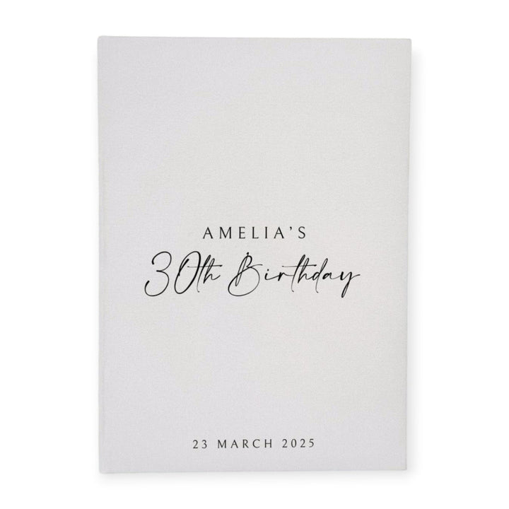 Birthday Guest Book LXXI