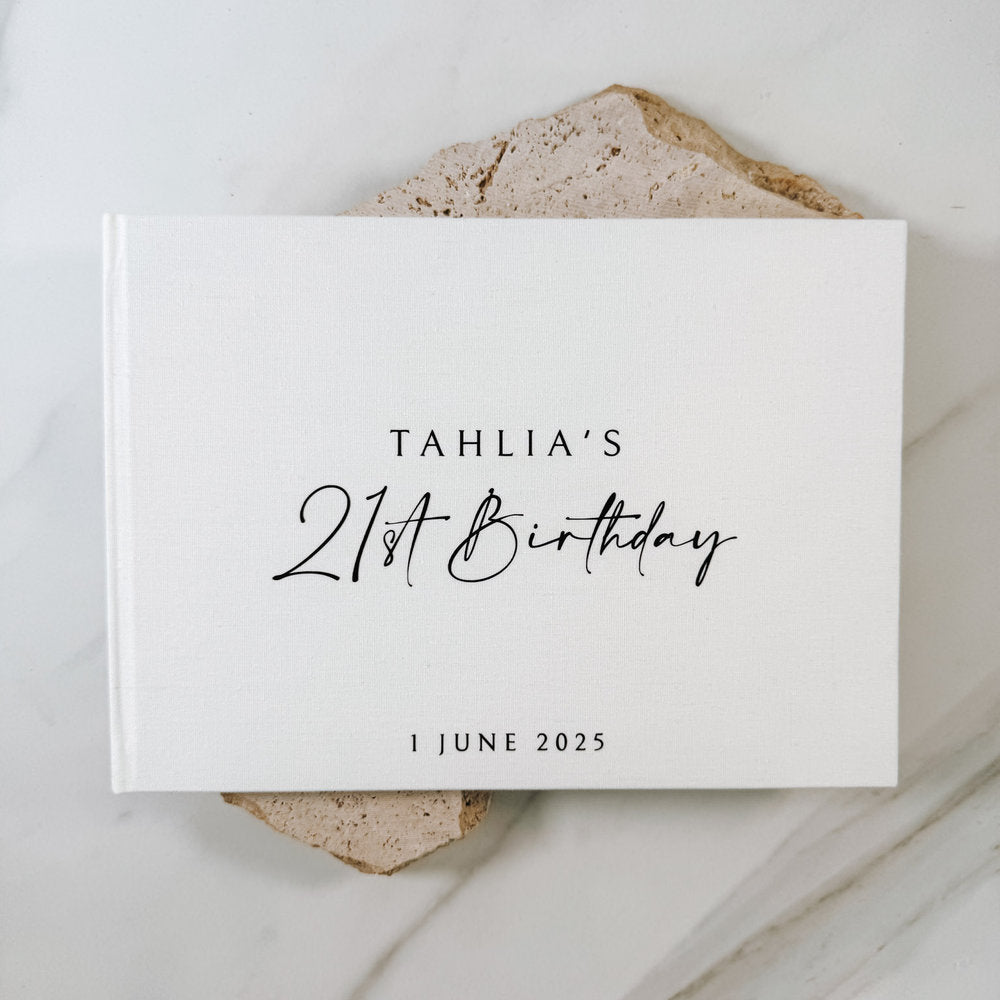 Birthday Guest Book LXXI
