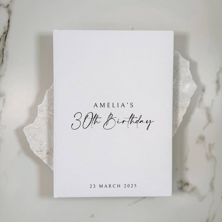 Birthday Guest Book LXXI