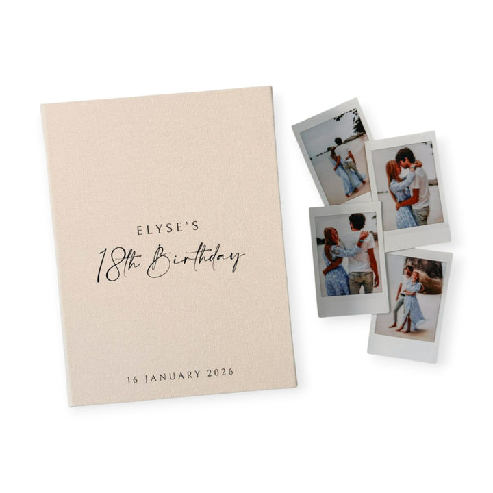 Custom Birthday Photo Album - Birthday Instax Album D71