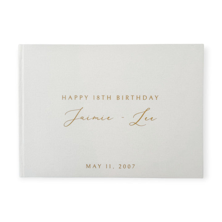 Birthday Guest Book LXXII