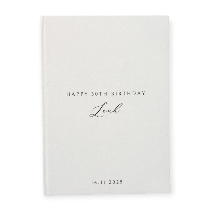Birthday Guest Book LXXII