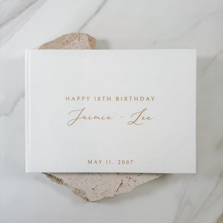 Birthday Guest Book LXXII