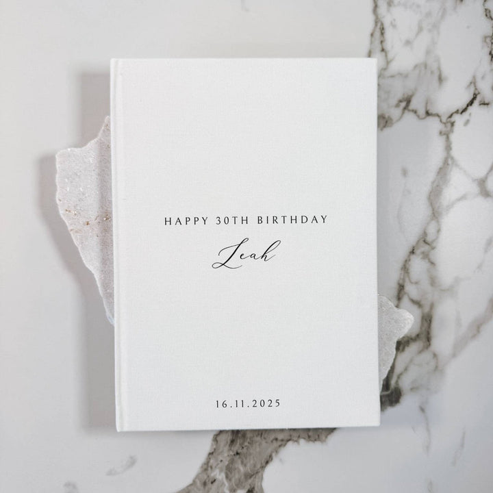 Birthday Guest Book LXXII