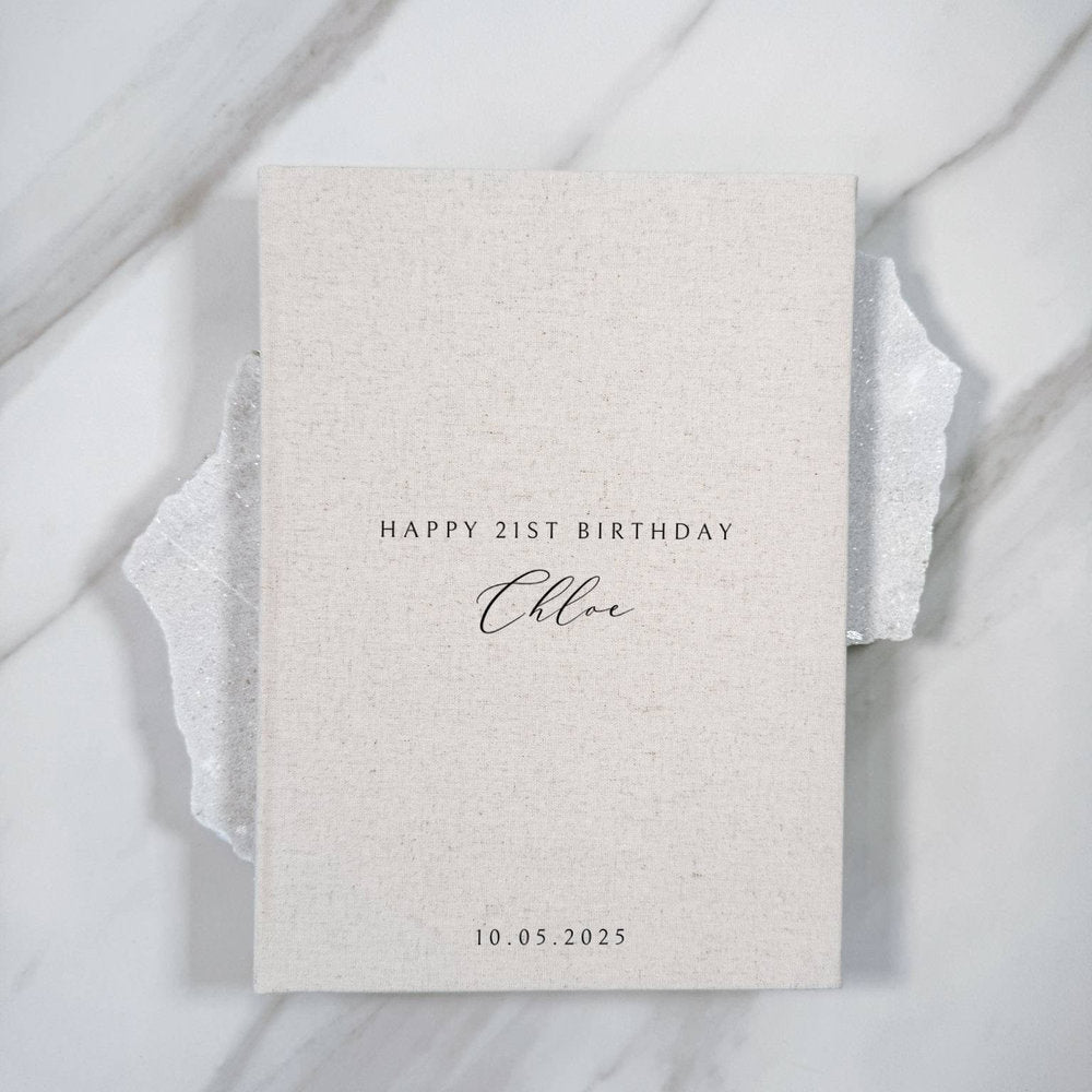 Birthday Guest Book LXXII
