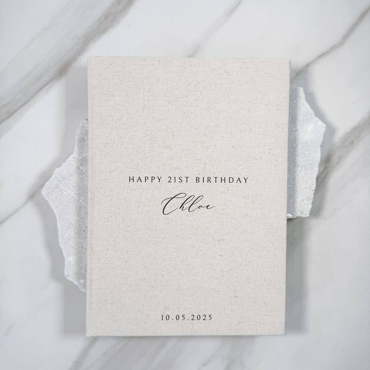 Birthday Guest Book LXXII