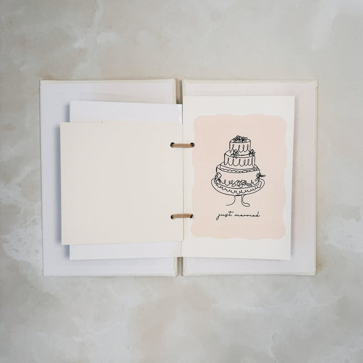 Custom Engagement Card Organiser - Linen Greetings Card Holder D33