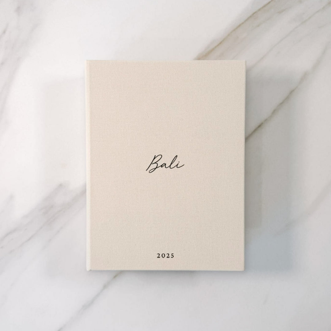 Custom Travel Photo Album - Linen Travel Instax Album D82