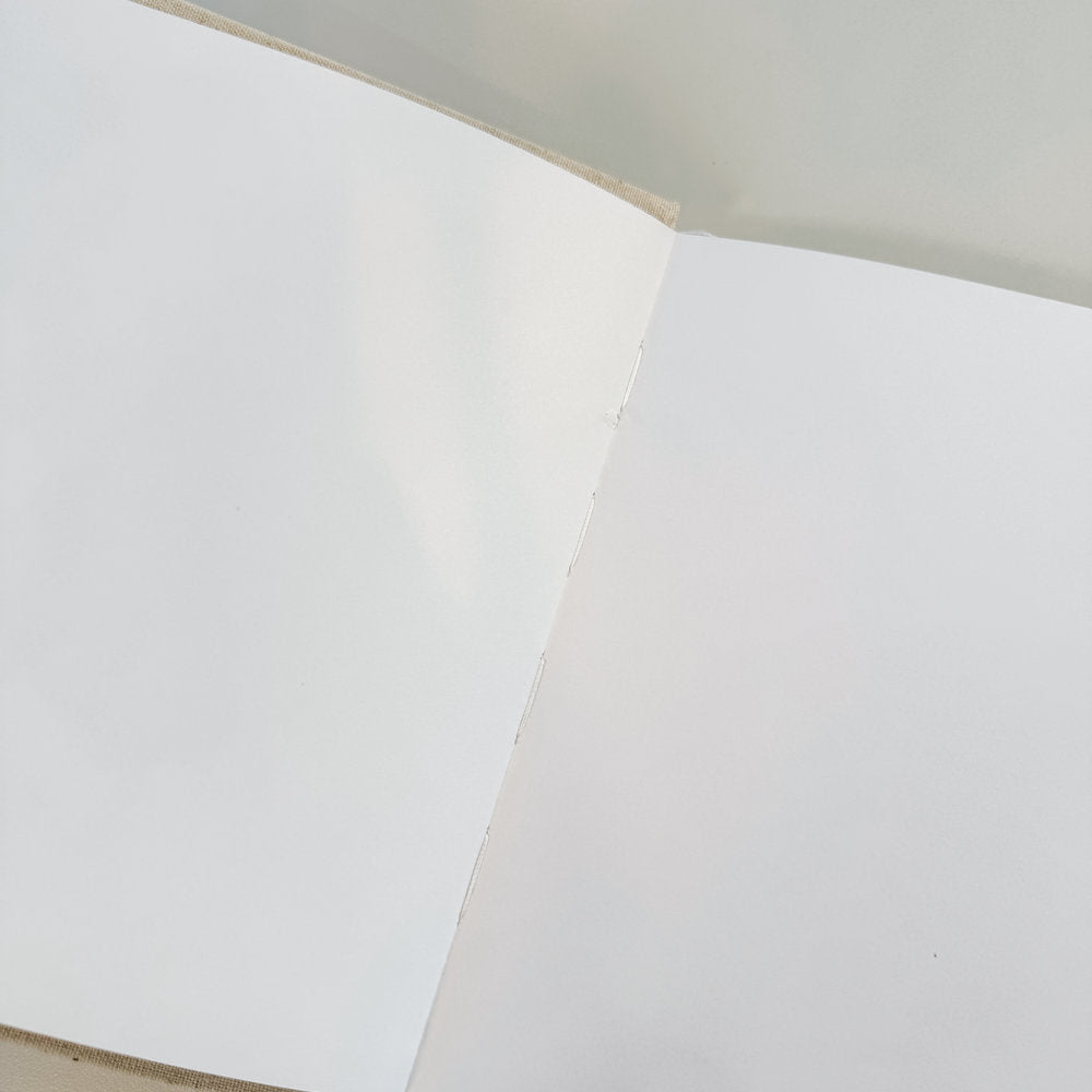 Custom Guest Book SECONDS - Linen Landscape