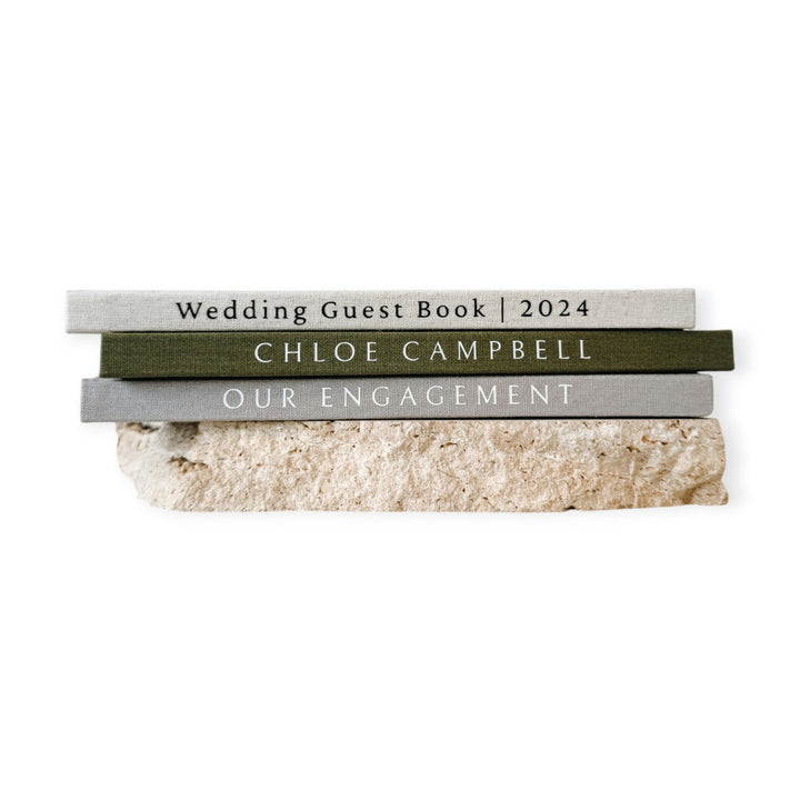 ADD Spine Printing To Your Guest Book